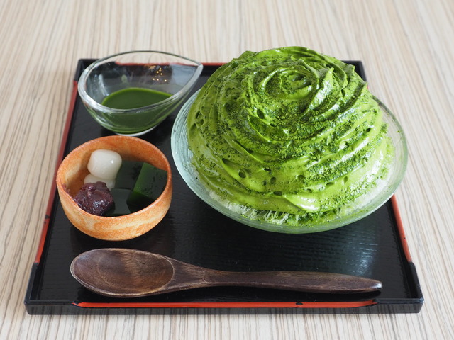 旅籠屋利兵衛「エスプーマ 抹茶かき氷」