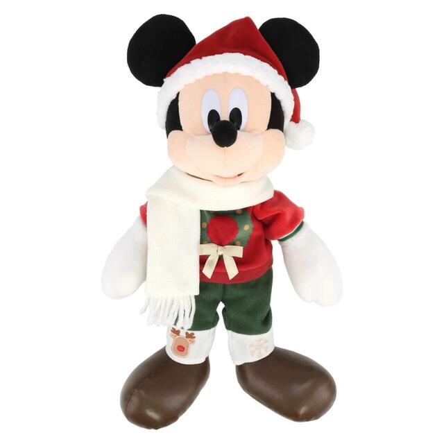 ぬいぐるみ 5,500円|東京ディズニーリゾート「ディズニー・クリスマス」スペシャルグッズ|販売店舗:東京ディズニーランド「ディズニー&カンパニー」、東京ディズニーシー「エンポーリオ」|発売日:2025年11月10日(月)