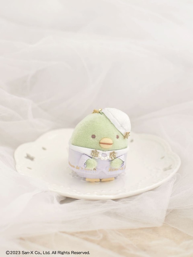 【Maison de FLEUR×すみっコぐらし】「バッグチャーム ぺんぎん？」￥2,860