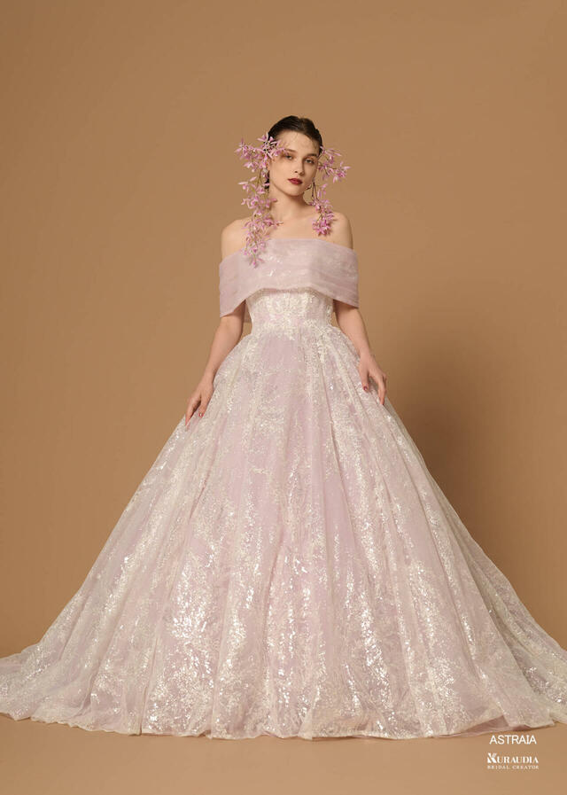 「Irida maison（イリーダメゾン）」新作ウェディングドレス　IM-0035_Pink