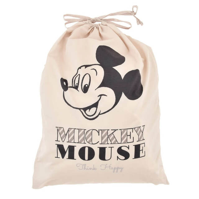 ミッキー 敷きパッド 巾着入り WARM good night's sleep