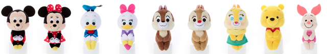 ディズニー、ディズニー／ピクサー キャラクター ちょっこりさん  タカラトミー/1,000円～/発売中