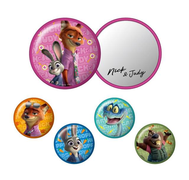 I賞：缶ミラー｜Happyくじ『ズートピア2』