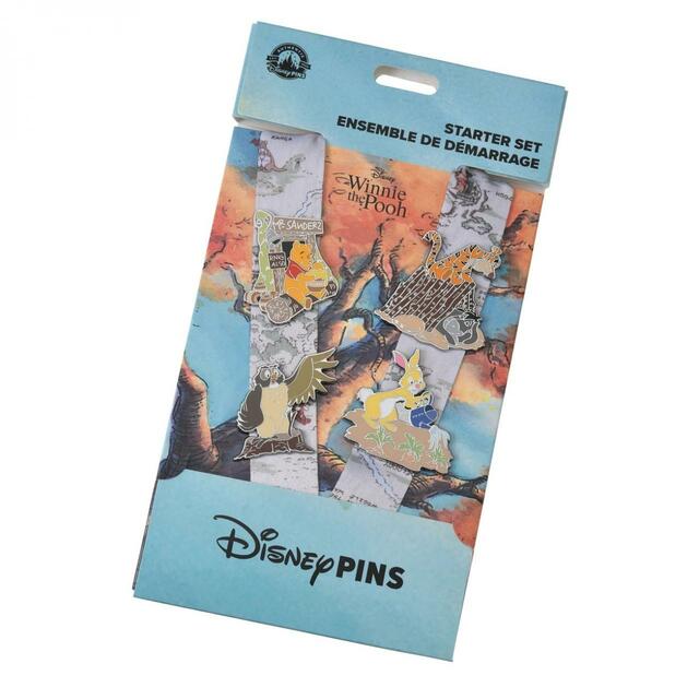 プー&フレンズ ピンバッジ ストラップ付き スターターセット Classic Pooh 4,180円