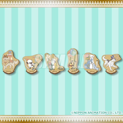 【世界名作劇場 どうぶつオンラインくじ】期間中、「くじ引き堂」公式Xアカウントをフォロー＆対象投稿をリポストした方の中から抽選で3名様に「B賞 木調スタンドフィギュア（全6種セット）」をプレゼント！