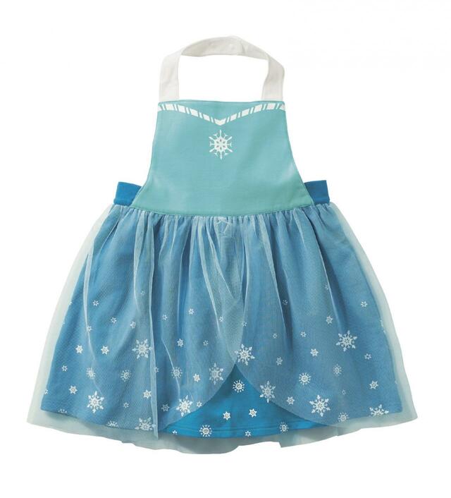 楽しくお手伝い♪KIDSエプロンドレス(選べるキャラクター)｜エルサ(アナと雪の女王)