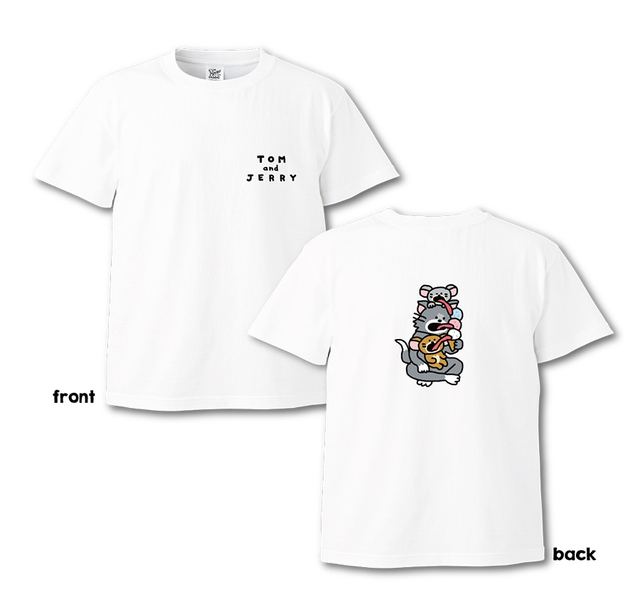 【トムとジェリー Happyくじ】B賞 コラボレーションTシャツ［全2種］