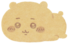 「ちいかわ焼き スマホに貼れるサイズのステッカー（ちいかわ）」＜価格：330円（税込）＞【「モモンガ」も「くりまんじゅう」も「ラッコ」も♪ふわふわ生地の可愛い「ちいかわ焼き」に新しいキャラクターが仲間入り！】