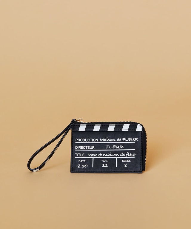 【Maison de FLEUR cinema】「クラッパーボードフラグメントケース(Black)」6,600円