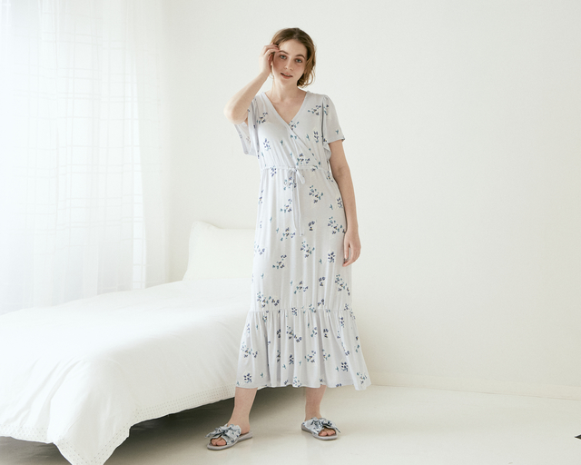 Francfranc（フランフラン）フラワープリントワンピース