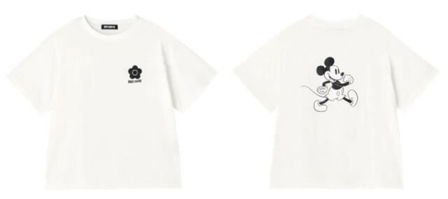 ミッキーマウスバックプリントデザイン Tシャツ 7,260円|MARY QUANT DISNEY DESIGN COLLECTION 第2弾
