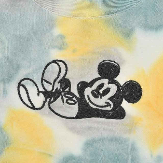 ミッキー 長袖トレーナー タイダイ染め Dwell well／5,390円