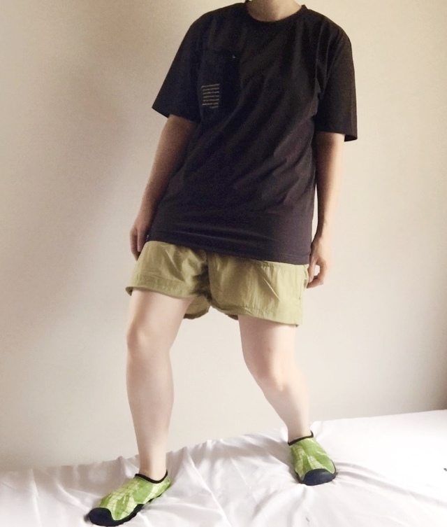 【ワークマン 冷感アクティブストレッチ 半袖Tシャツ】サラサラとした着心地です