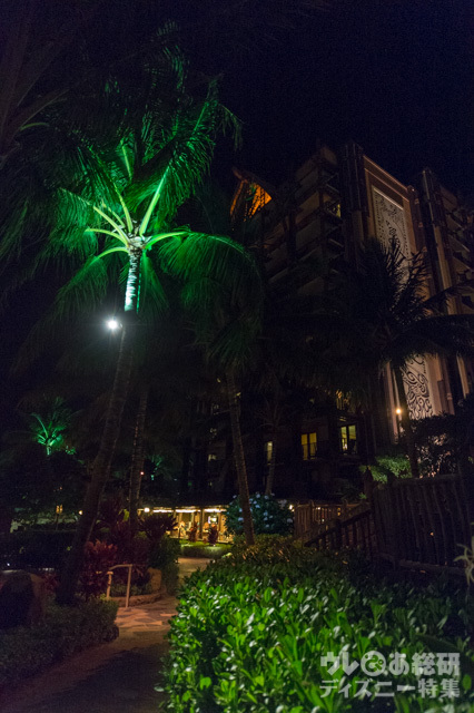 「アウラニ・ディズニー・リゾート & スパ コオリナ・ハワイ」の夜景