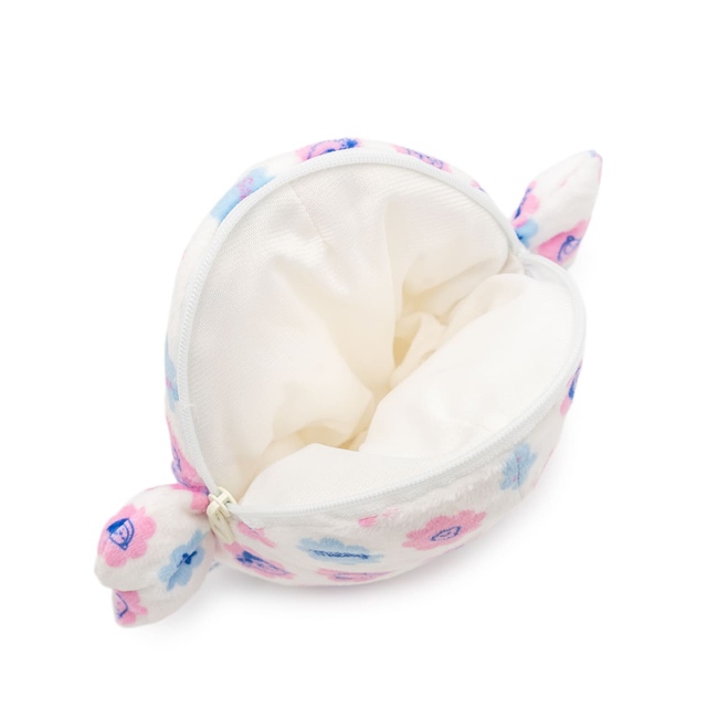 【ペコちゃん×しろたん】「しろたんミルキーポーチ」2,800円　内側はこんなかんじ！