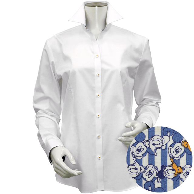 Disney ディズニー / レディース 長袖(カフリンクス付)