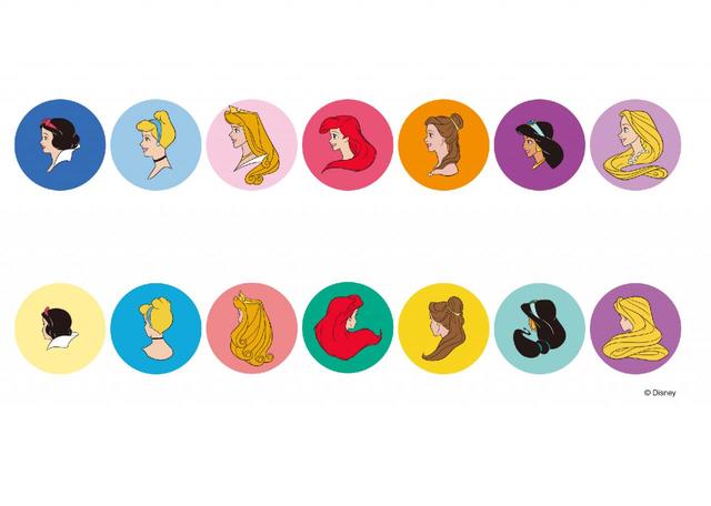 「ディズニープリンセス POP UP SHOP」　缶バッジ