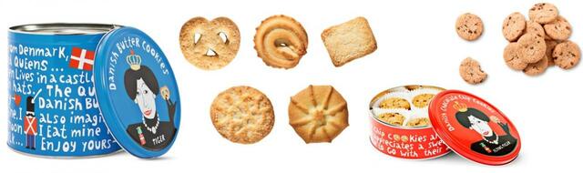 【フライングタイガー】（左）バタークッキー 756円（右）チョコチップクッキー 432円