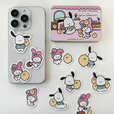 【second morning × sanrio characters】ステッカーはスマホケースに貼ってもかわいいよ！