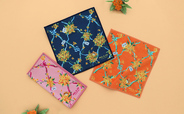 【PAUL & JOE ACCESSOIRES 金木犀コレクション】スマホ拭き/約25×25cm・1柄3配色