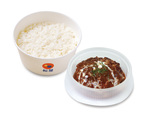 ブラウンソースハンバーグ丼弁当
