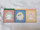 ちいかわ ミニメモ帳4:各110円(税込)