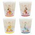 タンブラーセット 3,600円｜サイズ：（1個あたり）直径約9×高さ約10cm、4個セット｜東京ディズニーリゾート40周年“ドリームゴーラウンド”スペシャルグッズ｜発売日：2023年4月10日（月）｜販売店舗：東京ディズニーランド「グランドエンポーリアム」、東京ディズニーシー「エンポーリオ」
