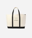 【L.L.Bean×Saturdays NYC】「Boat & Tote Large(ボート・アンド・トート ラージ)」(17,600円)/表面には両ブランドのロゴプリント