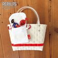 編みバッグ／ベビールー「スヌーピー」