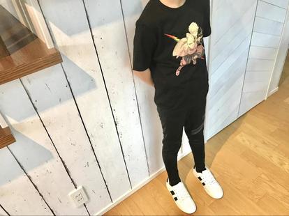 Gu おしゃれな黒スニーカーも 男女兼用子ども靴 3足着用レビュー 1 2 ハピママ
