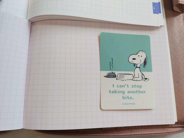 ステッカーは手帳にも