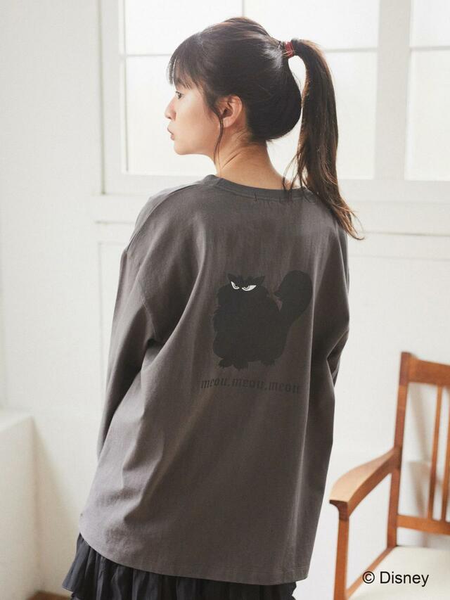 Lucifer ロングスリーブTシャツ 2,999円｜earth music&ecology「猫の日」ディズニーコレクション