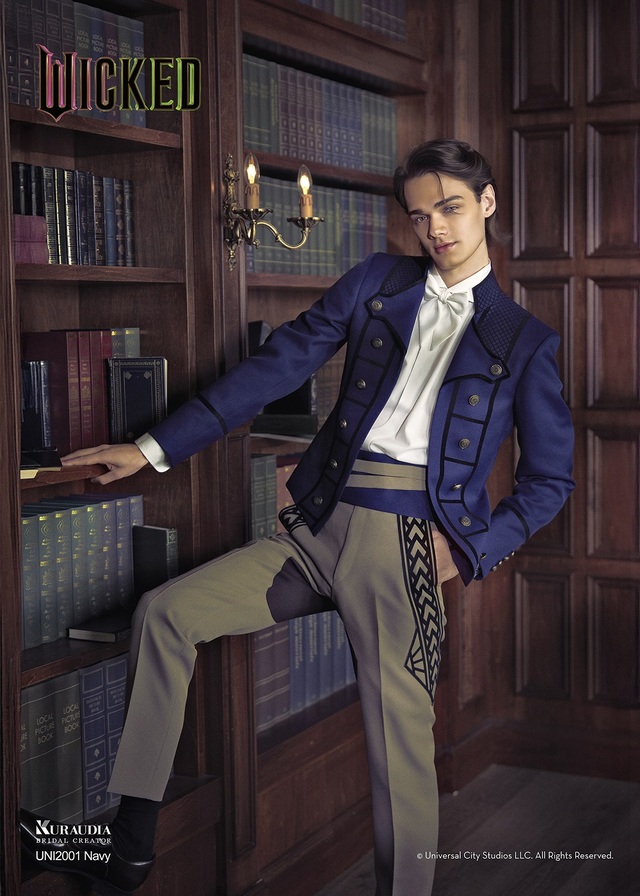 【クラウディア】『ウィキッド』新作ウェディングドレス「WICKED｜KURAUDIA」　UNI2001_Navy