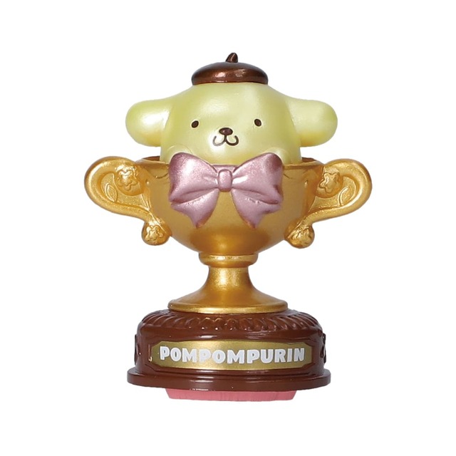 【サンリオキャラクターズ トロフィーカップスタンプ カラフル杯】ポムポムプリン パール