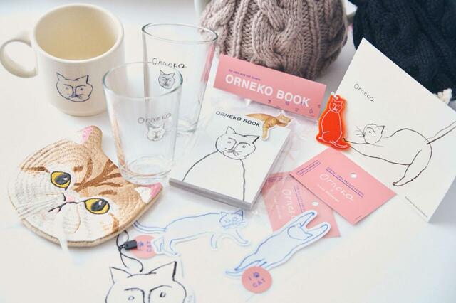 インテリア雑貨店「Orné de Feuilles〈オルネ・ド・フォイユ〉」が展開するキャットアイテムブランド〈オルネコ〉【ルミネ新宿50周年記念「SHINJUKU CAT MARCHE」】