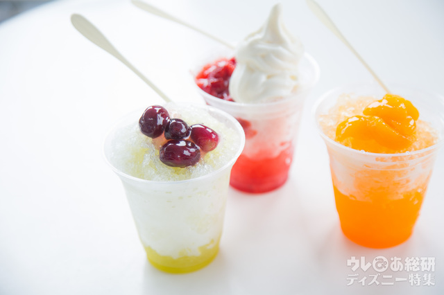 東京ディズニーランドのシェイブアイス３種類