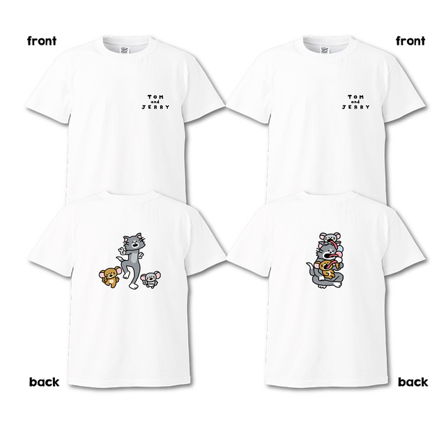 【トムとジェリー Happyくじ】B賞 コラボレーションTシャツ［全2種］