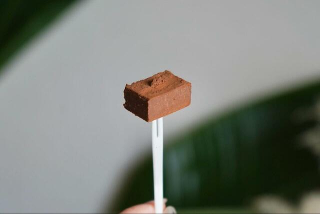 【シャトレーゼ　糖質カットおためしセット】食べるピックも付いているので手を汚さずチョコを楽しめます