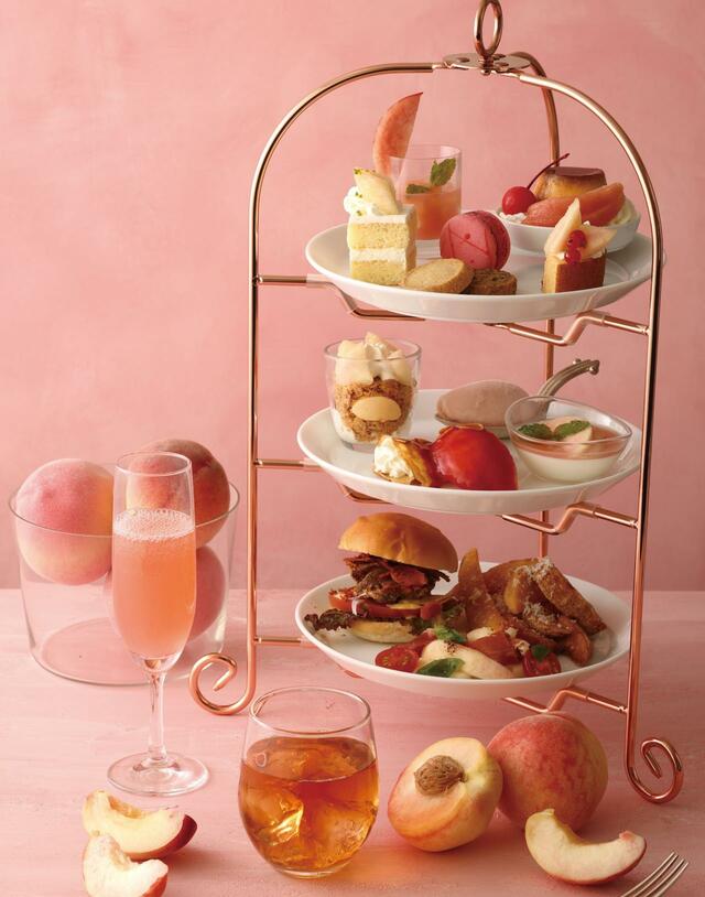 販売期間：7月19日（水）～ 9月6日（水）【KIHACHIのアフタヌーンティー ～ピーチスペシャル～】