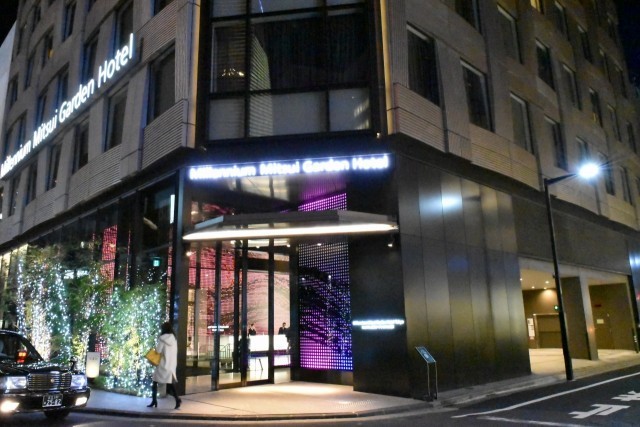 ミレニアム 三井ガーデンホテル 東京／夜はネオンが美しい