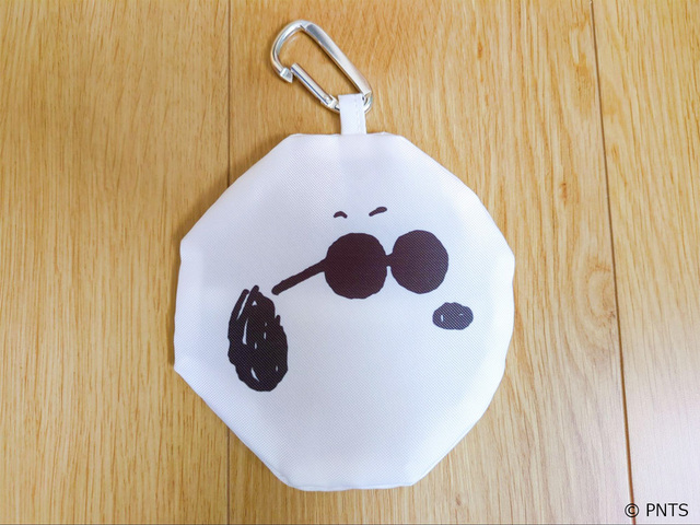 【ジョイフル×スヌーピー オリジナルデザインエコバッグ】シンプルなのにしっかりスヌーピーとわかるデザイン