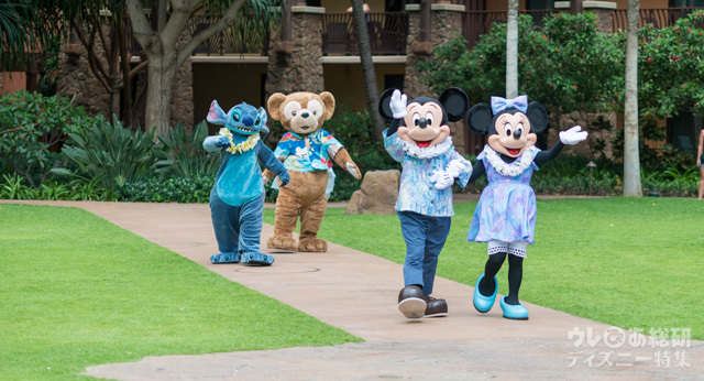 挙式後にキャラクターの登場!