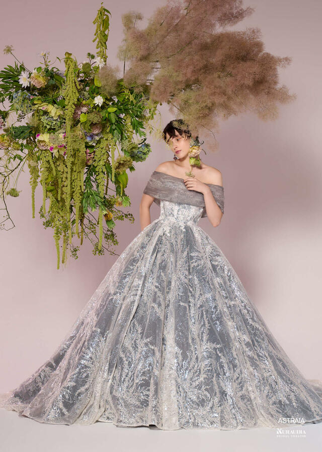 「Irida maison（イリーダメゾン）」新作ウェディングドレス　IM-0035_Gray