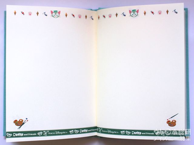 2019年のダッフィーの手帳ーメモスペース