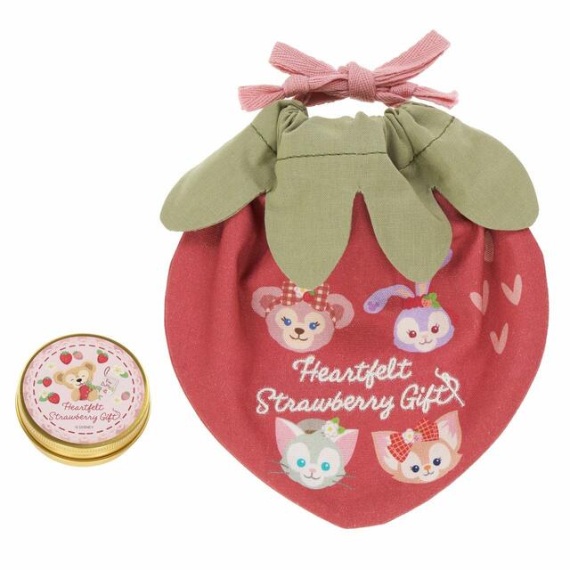 ギフトセット 2,800円｜東京ディズニーリゾート「ダッフィー＆フレンズのハートフェルト・ストロベリーギフト」スペシャルグッズ｜販売店舗：東京ディズニーシー「マクダックス・デパートメントストア」｜発売日：2024年1月15日（月）