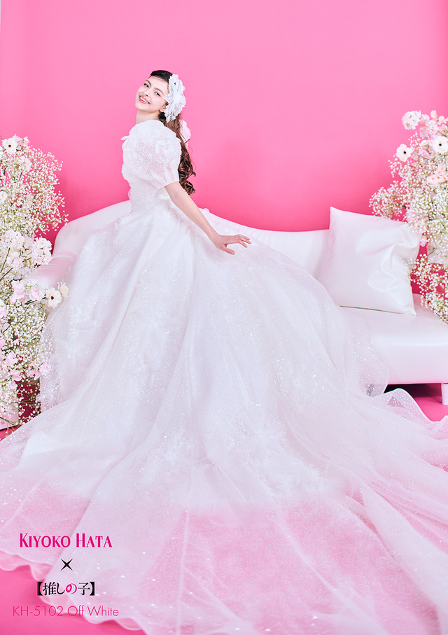クラウディア｜KIYOKO HATA × TVアニメ『【推しの子】』ウェディングドレス｜「アイ」モデル KH-5102_Off White