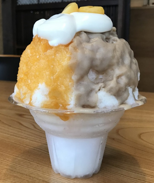 2色氷 和栗とあんず