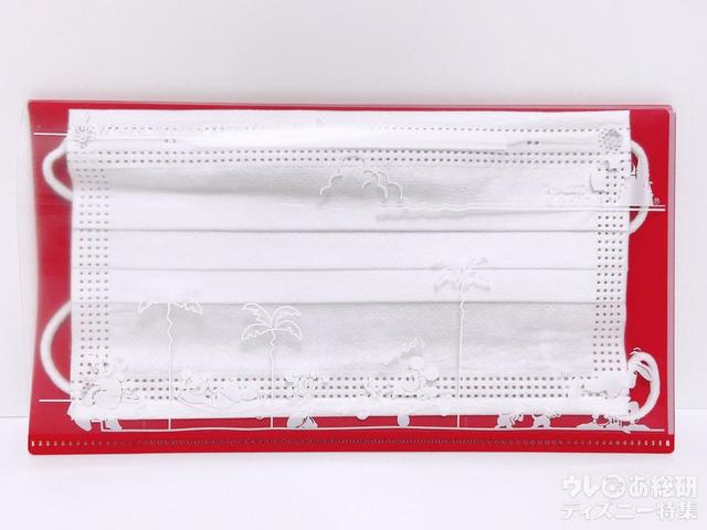 表ポケットに不織布マスク収納例