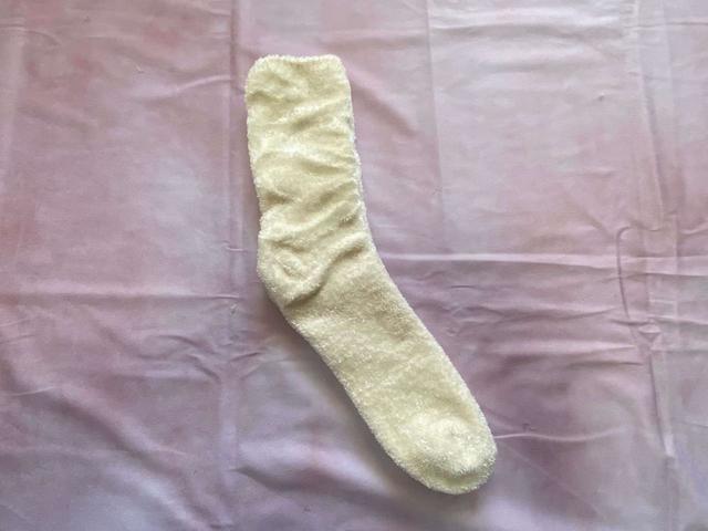 【チュチュアンナ】ふわもこソックス・クリーム／税込385円