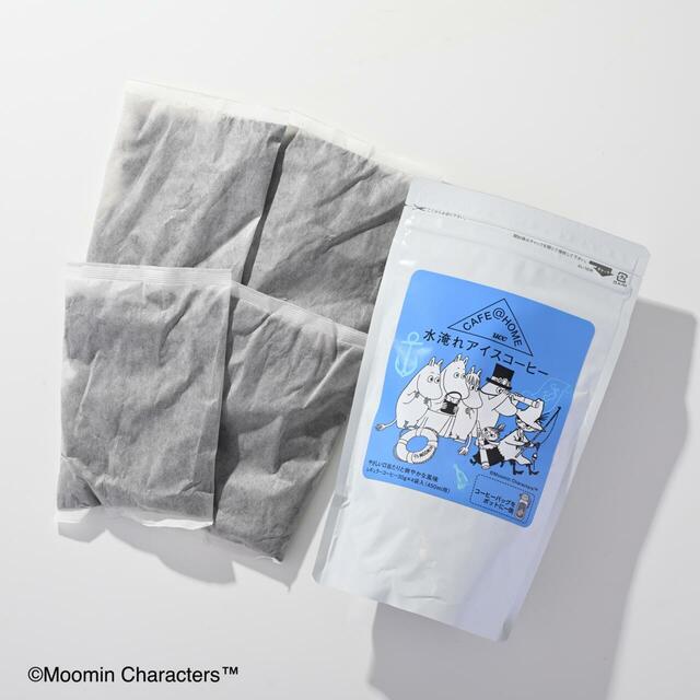 「CAFE＠HOME ムーミン谷 水淹れアイスコーヒー　4袋」＜価格：1,900円（税込）＞【ムーミンのオリジナル巾着付きセットも♪『CAFE@HOME ムーミン谷 水淹れアイスコーヒー』が4月23日より数量限定で登場！】